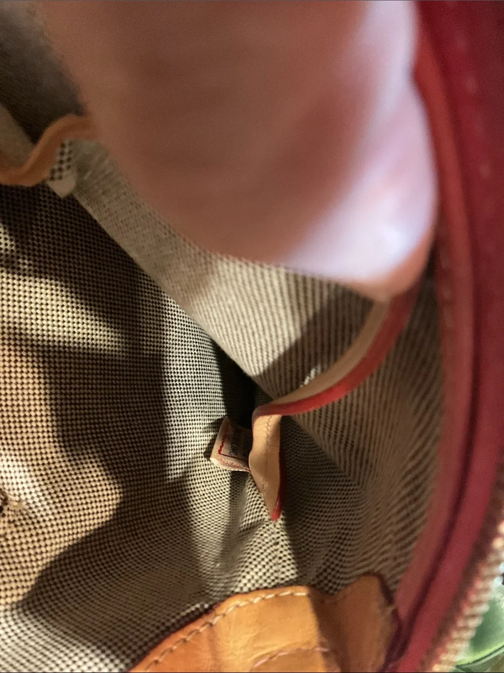 Dooney & Bourke Coral Satchel with Tan Trim
